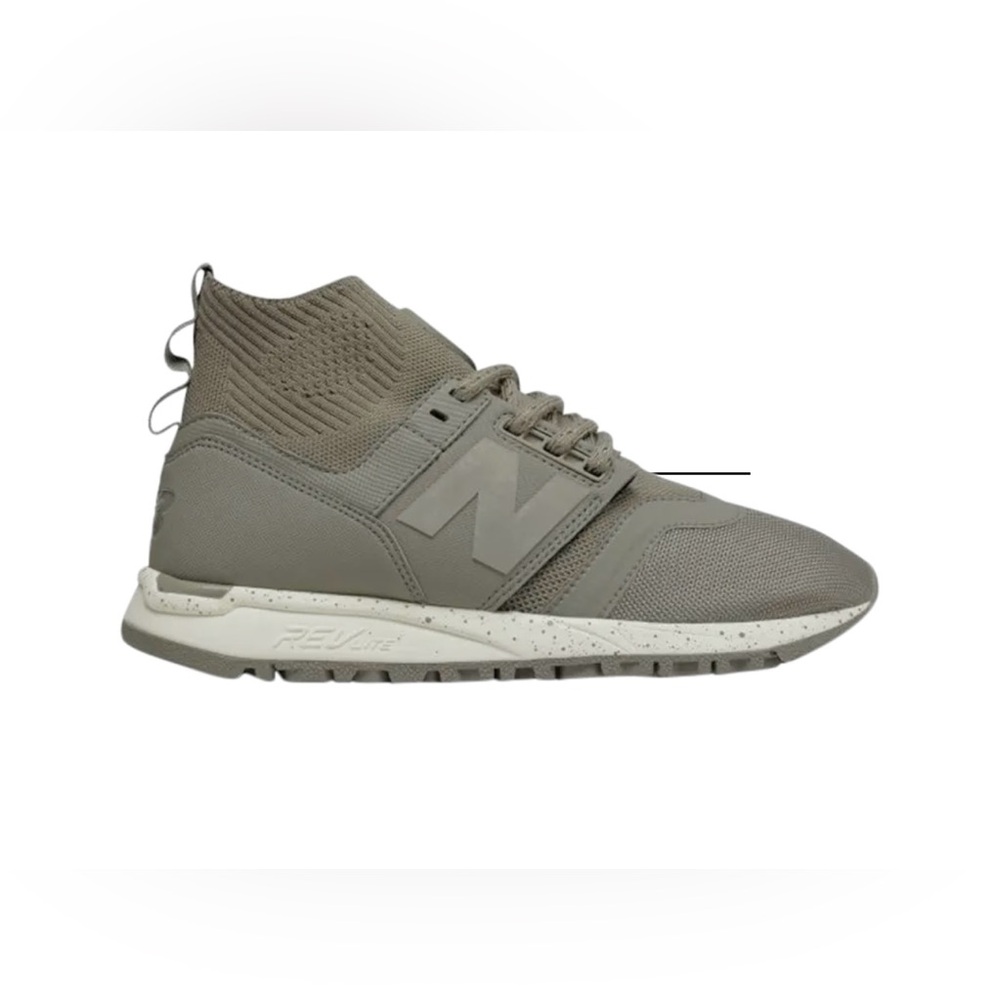 Women's Size 9 New Balance 247 Mid 'Olive Ivory' Sneakers